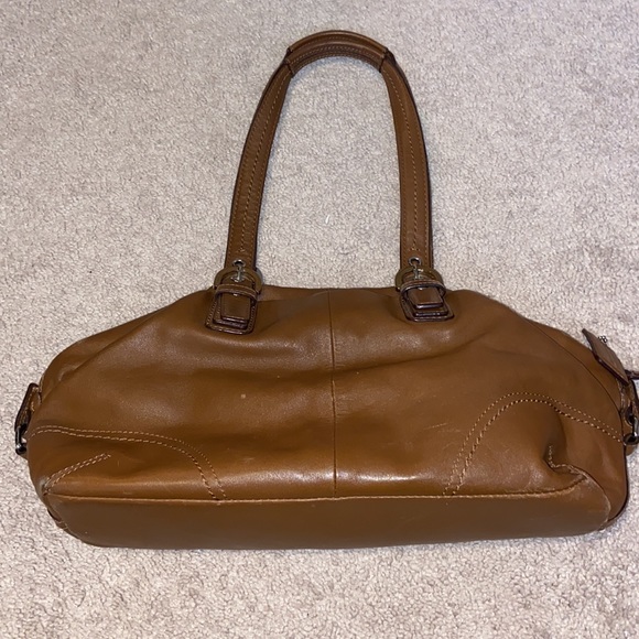Brown Leather Coach Purse - Picture 3 of 8